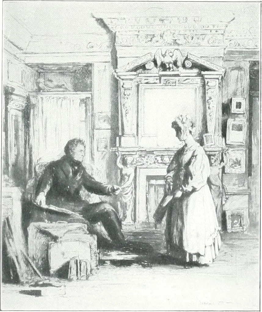 An illustration from La peinture anglaise de ses origines a nos jours, 1908, leaf 156