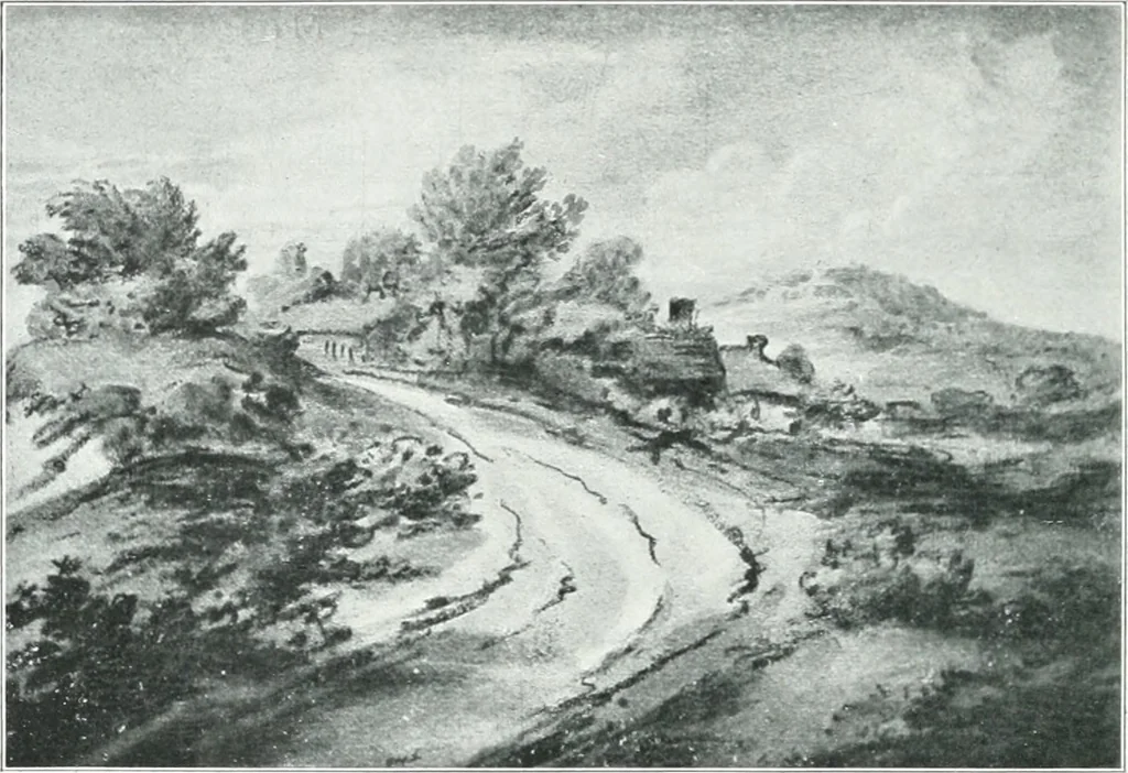 An illustration from La peinture anglaise de ses origines a nos jours, 1908, leaf 159