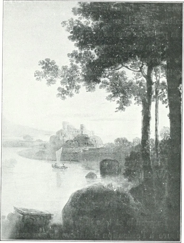 An illustration from La peinture anglaise de ses origines a nos jours, 1908, leaf 166