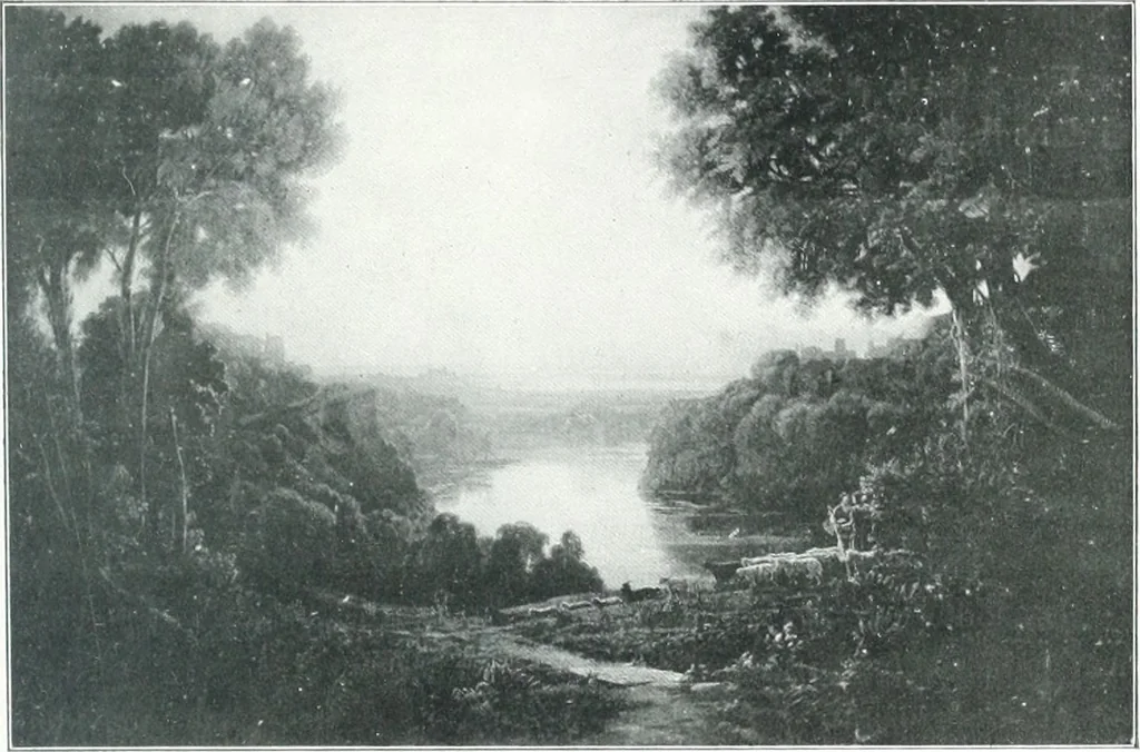 An illustration from La peinture anglaise de ses origines a nos jours, 1908, leaf 170