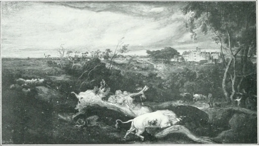 An illustration from La peinture anglaise de ses origines a nos jours, 1908, leaf 171