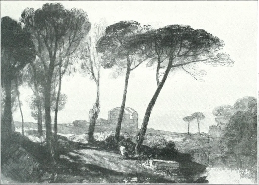 An illustration from La peinture anglaise de ses origines a nos jours, 1908, leaf 190