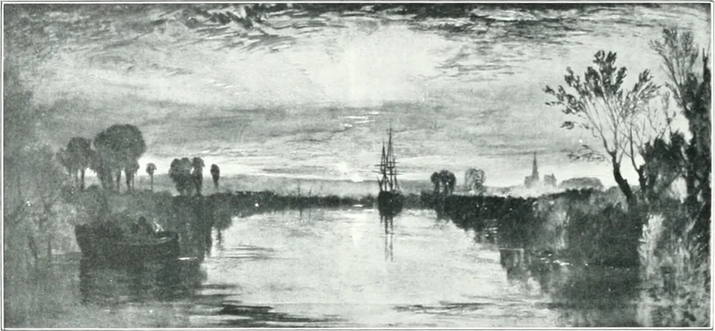 An illustration from La peinture anglaise de ses origines a nos jours, 1908, leaf 191
