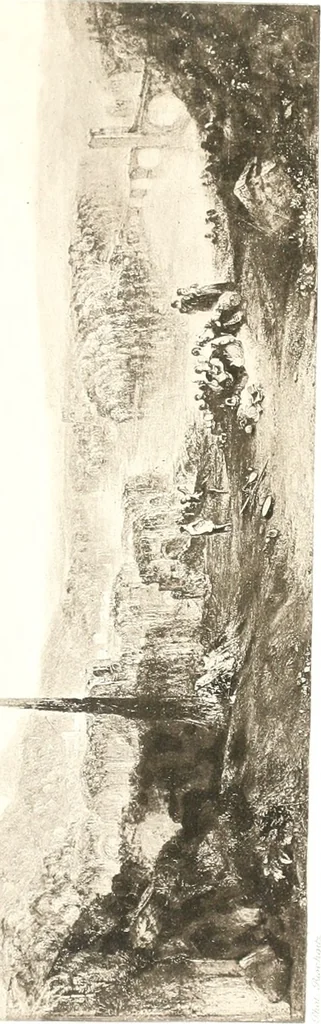 An illustration from La peinture anglaise de ses origines a nos jours, 1908, leaf 196