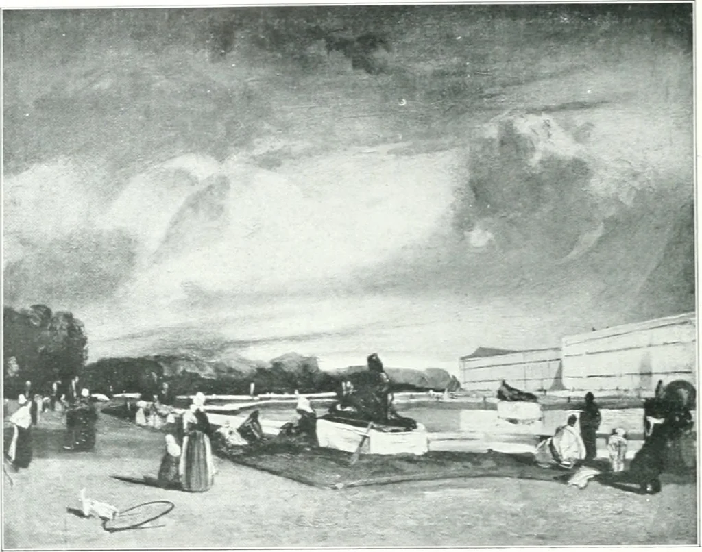 An illustration from La peinture anglaise de ses origines a nos jours, 1908, leaf 205