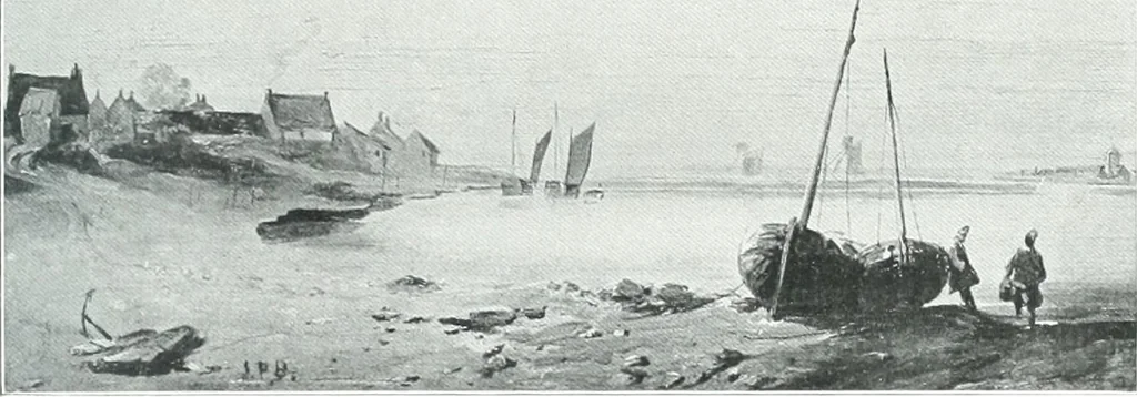 An illustration from La peinture anglaise de ses origines a nos jours, 1908, leaf 210