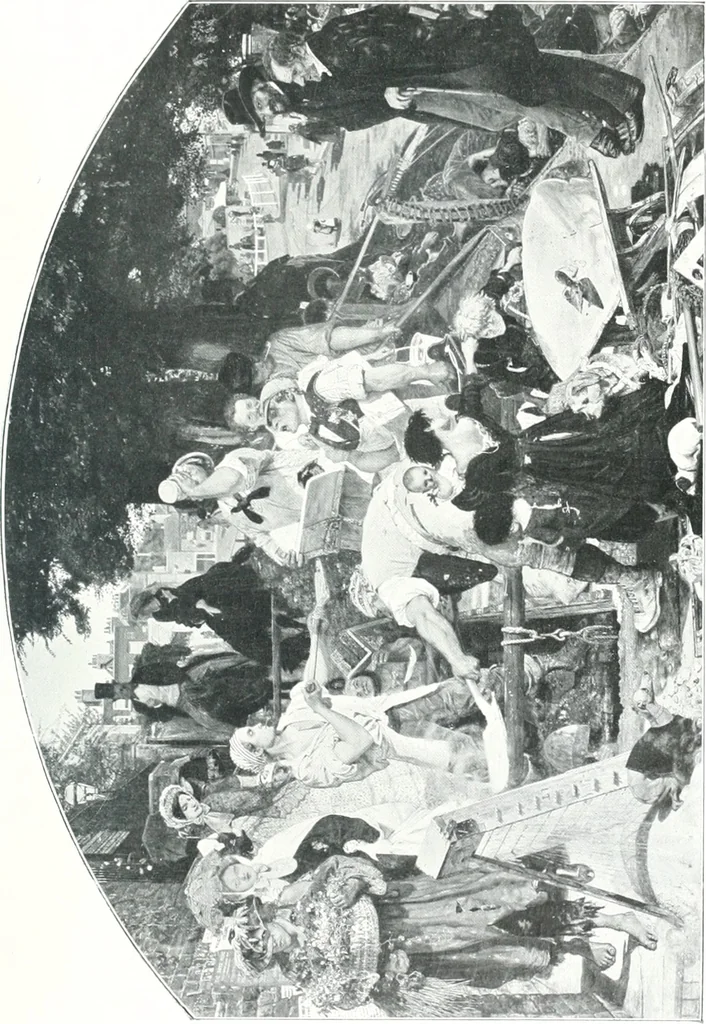 An illustration from La peinture anglaise de ses origines a nos jours, 1908, leaf 220