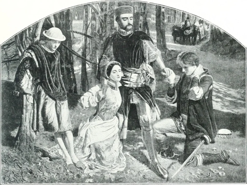 An illustration from La peinture anglaise de ses origines a nos jours, 1908, leaf 230