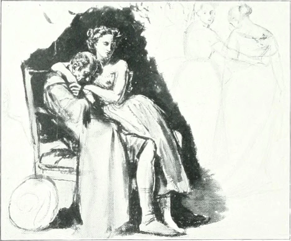 An illustration from La peinture anglaise de ses origines a nos jours, 1908, leaf 257