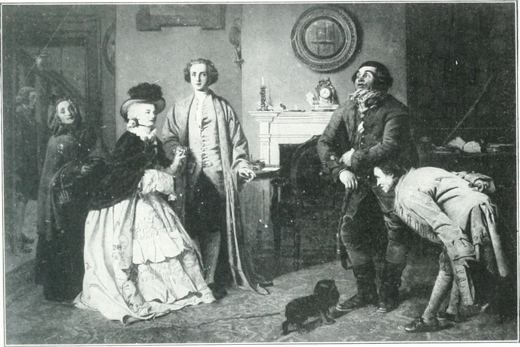 An illustration from La peinture anglaise de ses origines a nos jours, 1908, leaf 272