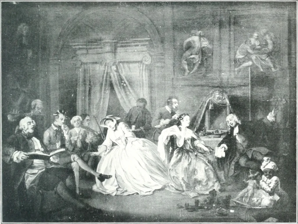 An illustration from La peinture anglaise de ses origines a nos jours, 1908, leaf 28