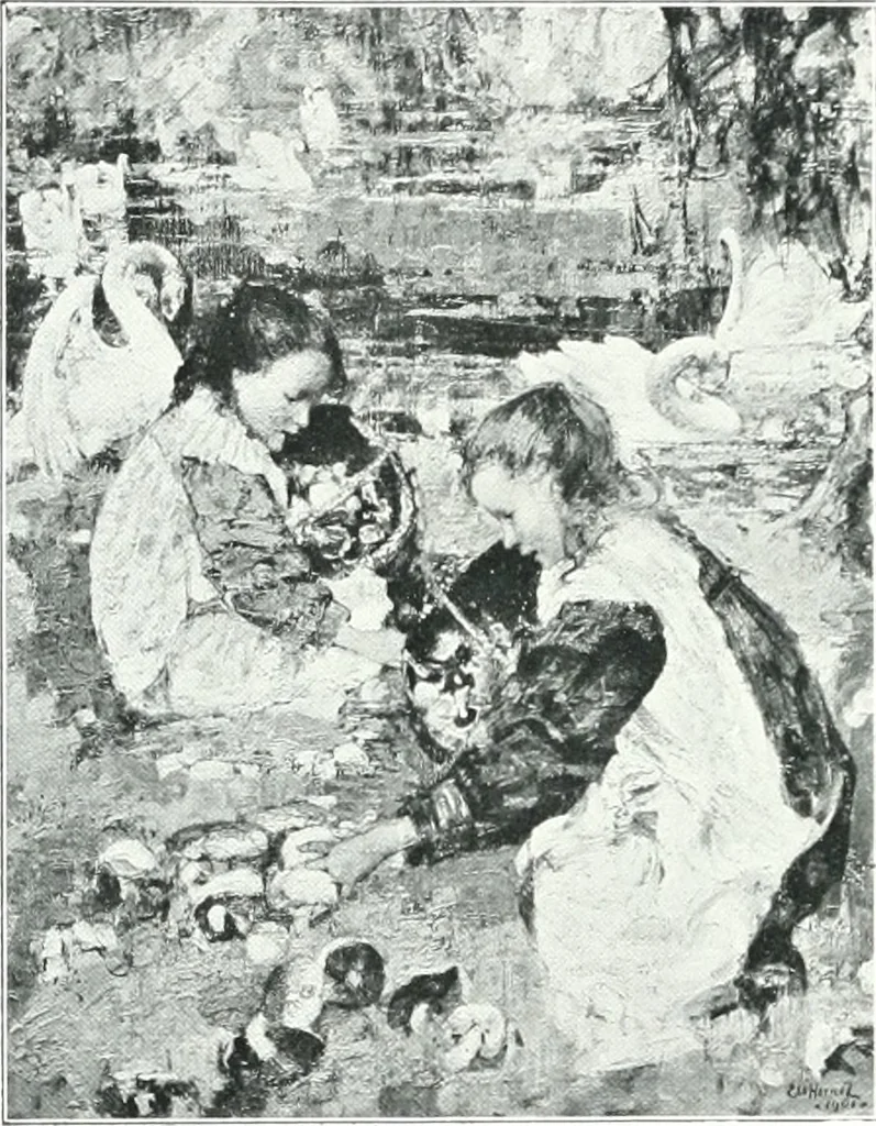 An illustration from La peinture anglaise de ses origines a nos jours, 1908, leaf 337
