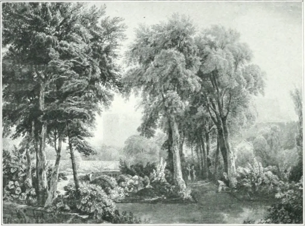 An illustration from La peinture anglaise de ses origines a nos jours, 1908, leaf 343