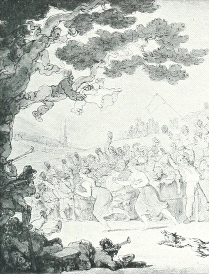An illustration from La peinture anglaise de ses origines a nos jours, 1908, leaf 350