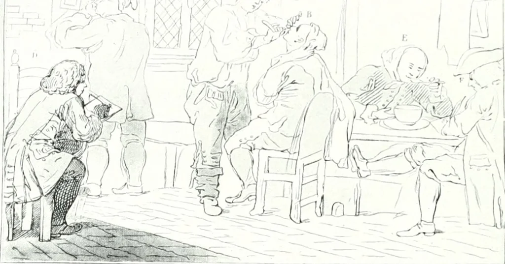 An illustration from La peinture anglaise de ses origines a nos jours, 1908, leaf 371