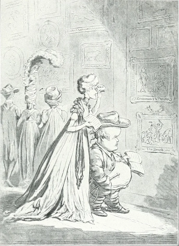 An illustration from La peinture anglaise de ses origines a nos jours, 1908, leaf 372