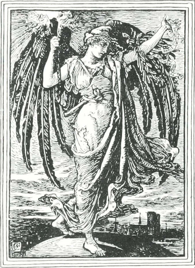 An illustration from La peinture anglaise de ses origines a nos jours, 1908, leaf 392