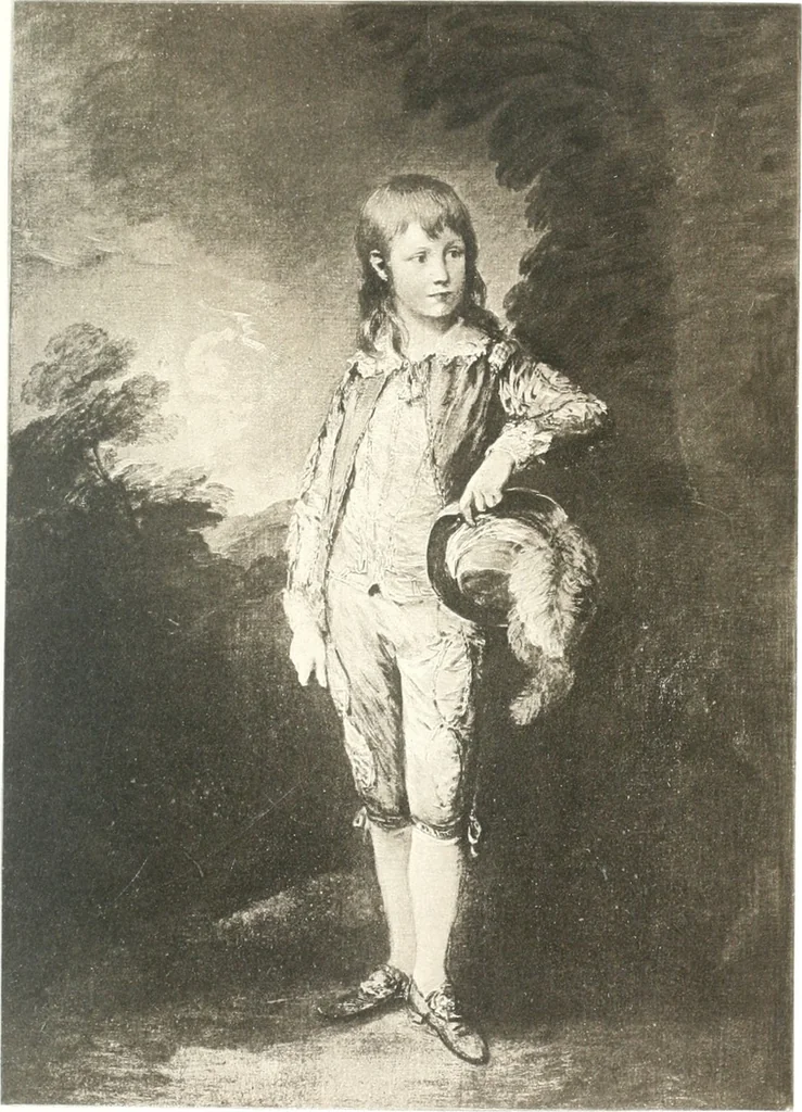 An illustration from La peinture anglaise de ses origines a nos jours, 1908, leaf 60
