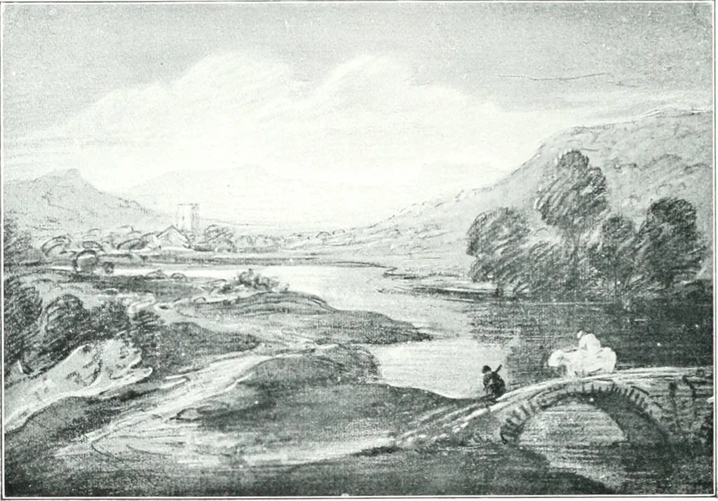 An illustration from La peinture anglaise de ses origines a nos jours, 1908, leaf 65