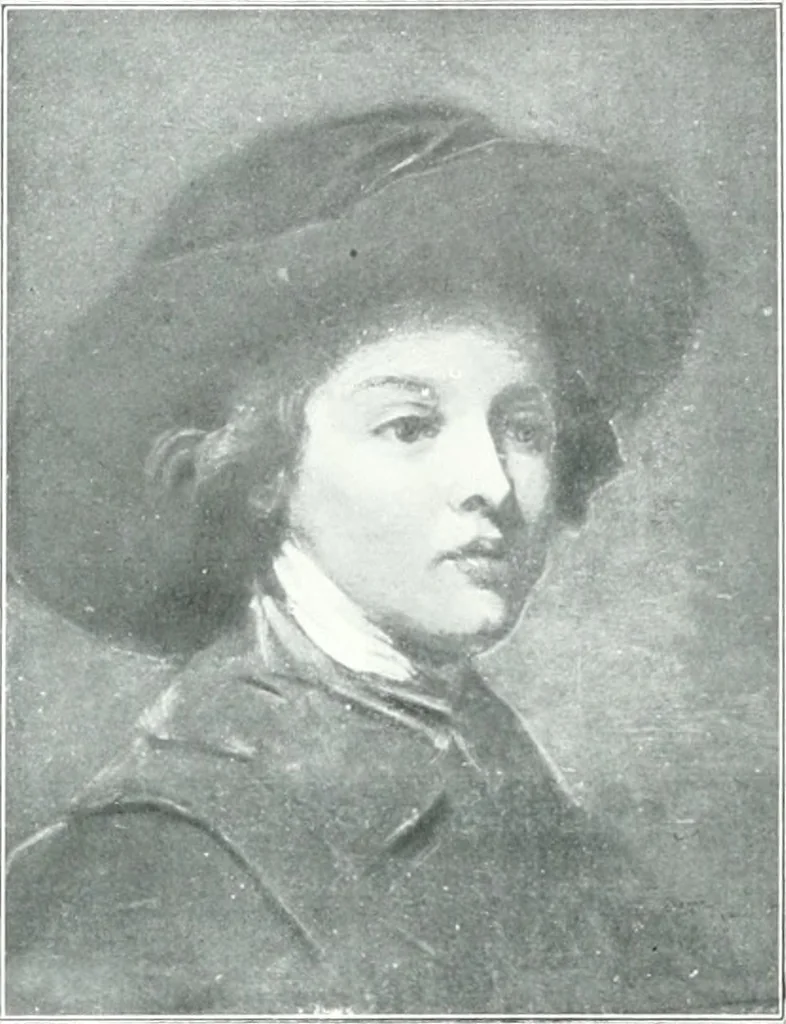 An illustration from La peinture anglaise de ses origines a nos jours, 1908, leaf 83