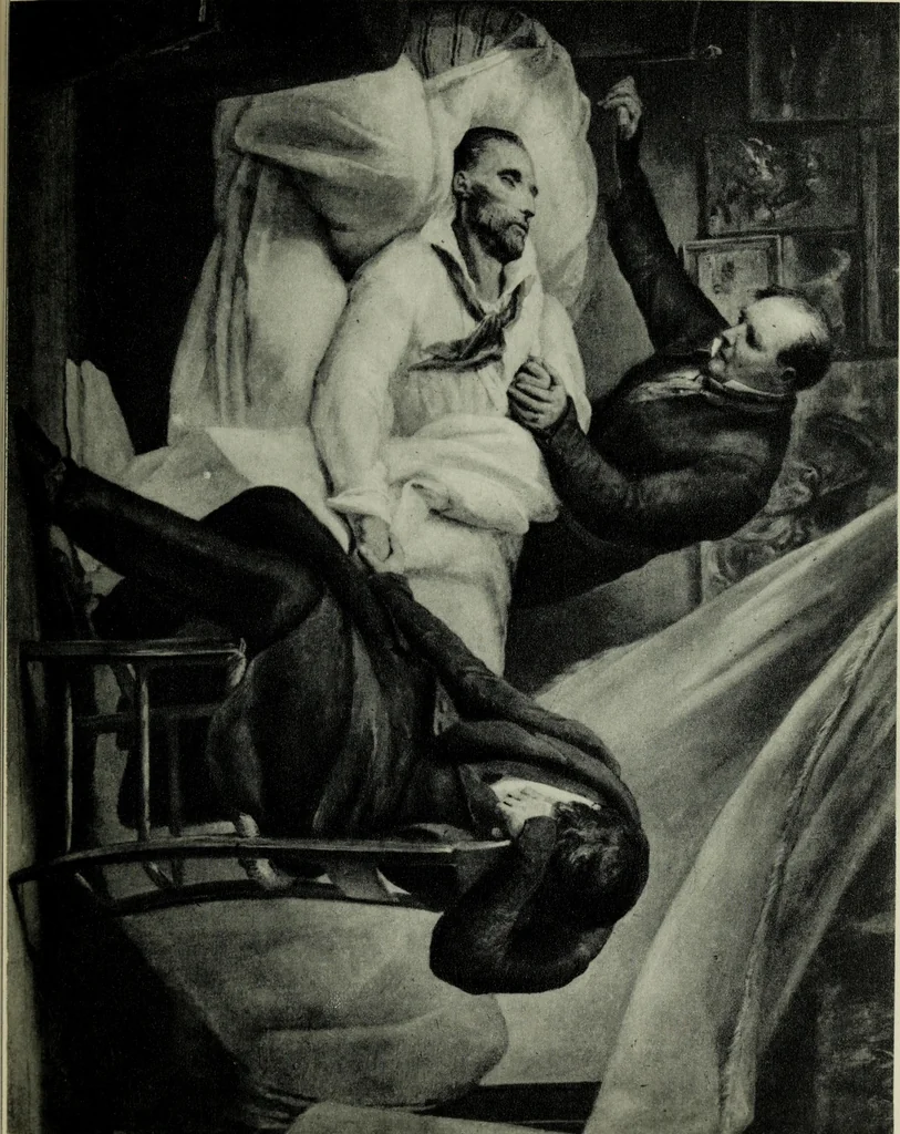 An illustration from La peinture française au XIXe siècle, 1900, leaf 47