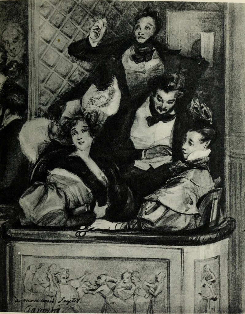 An illustration from La peinture française au XIXe siècle, 1900, leaf 60