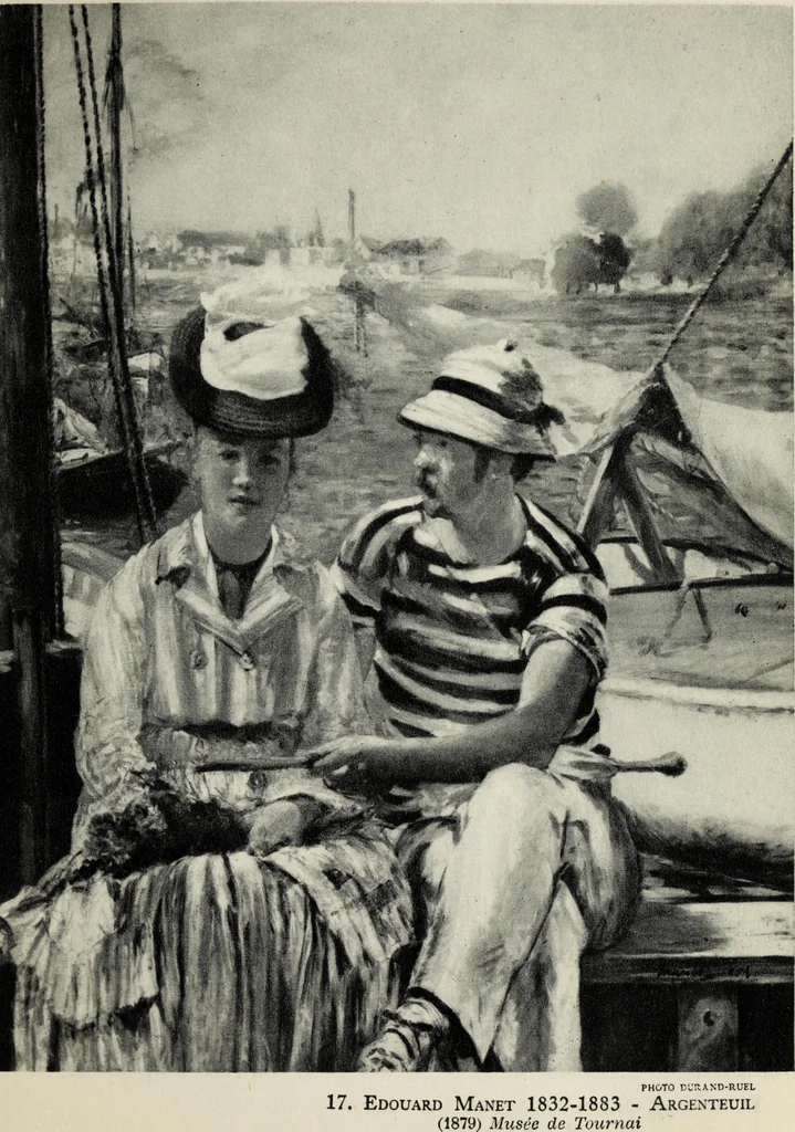 An illustration from La peinture française au XIXe siècle, 1900, leaf 20
