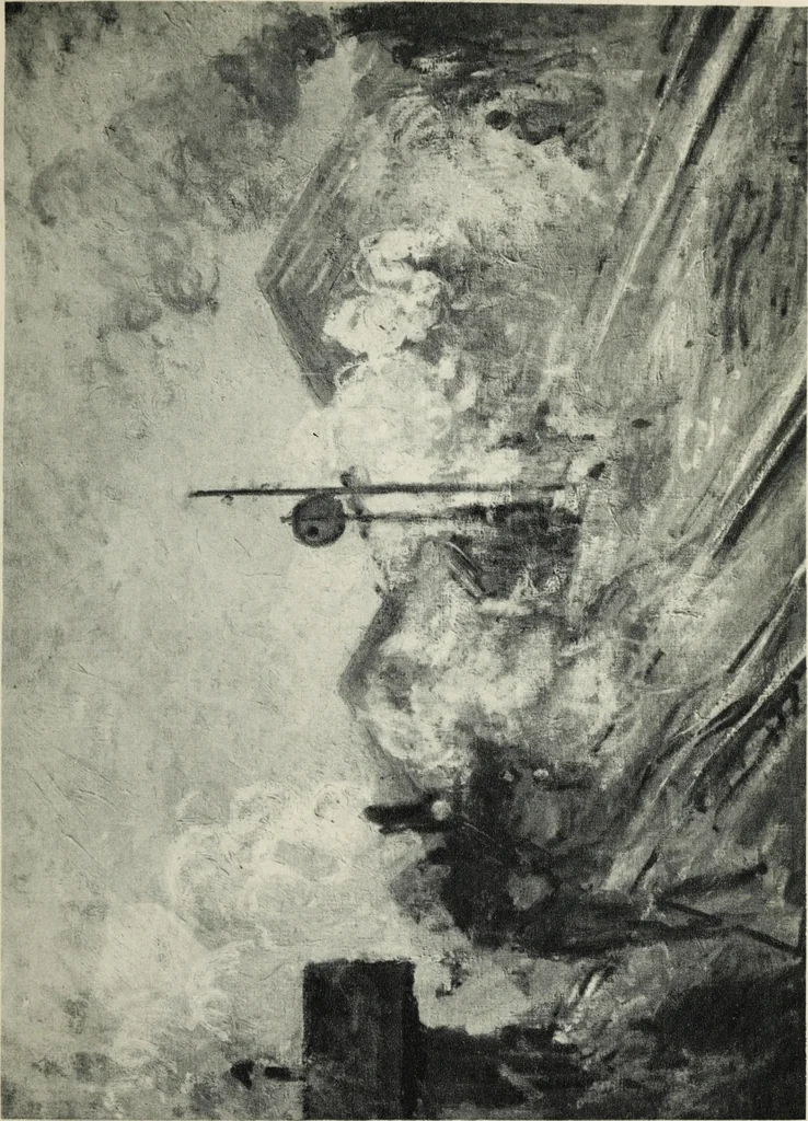An illustration from La peinture française au XIXe siècle, 1900, leaf 36