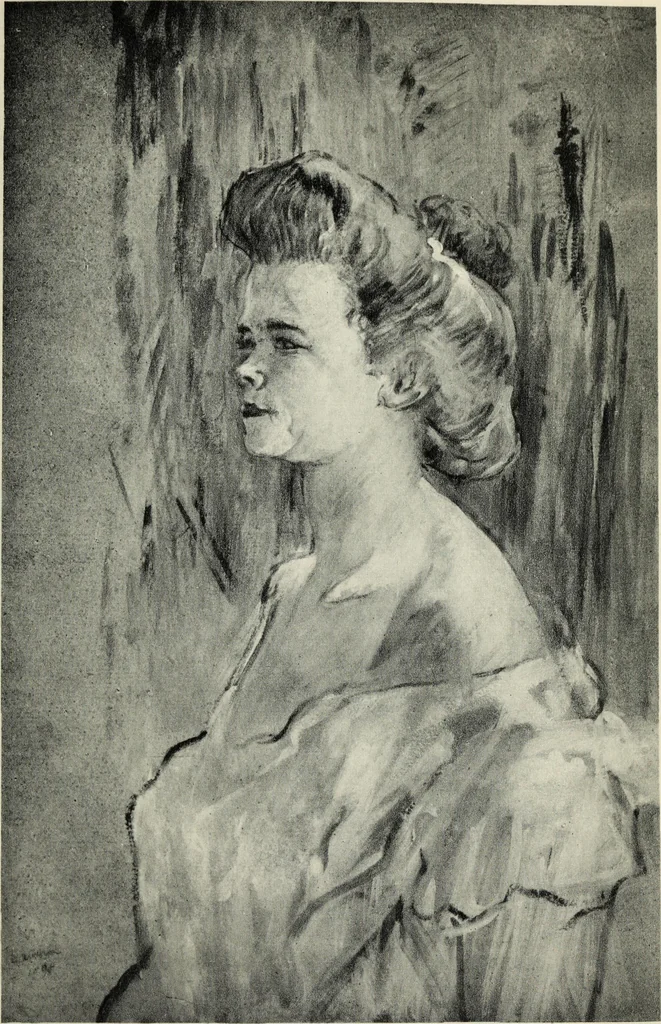 An illustration from La peinture française au XIXe siècle, 1900, leaf 56