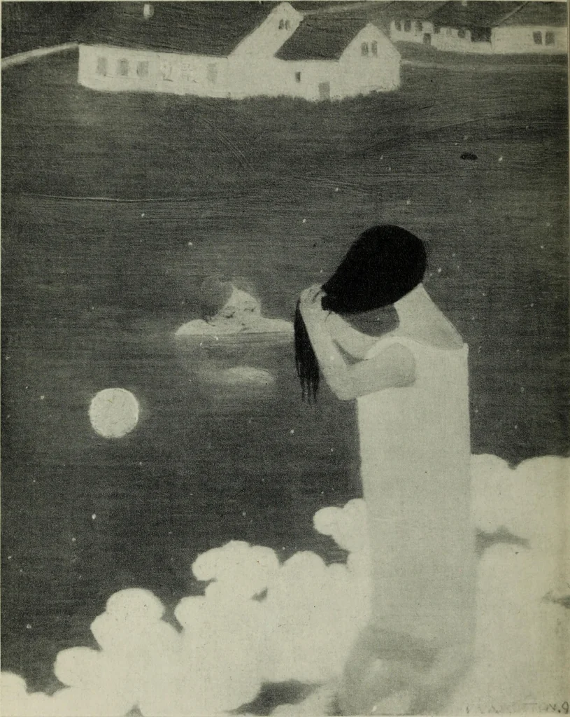 An illustration from La peinture française au XIXe siècle, 1900, leaf 57