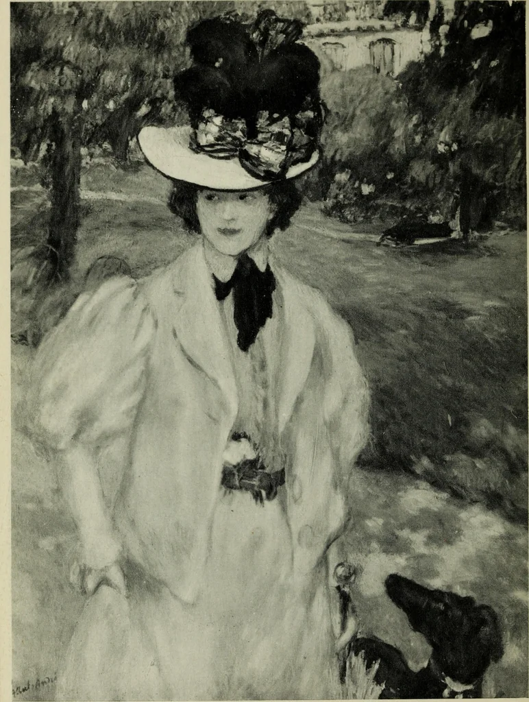 An illustration from La peinture française au XIXe siècle, 1900, leaf 63