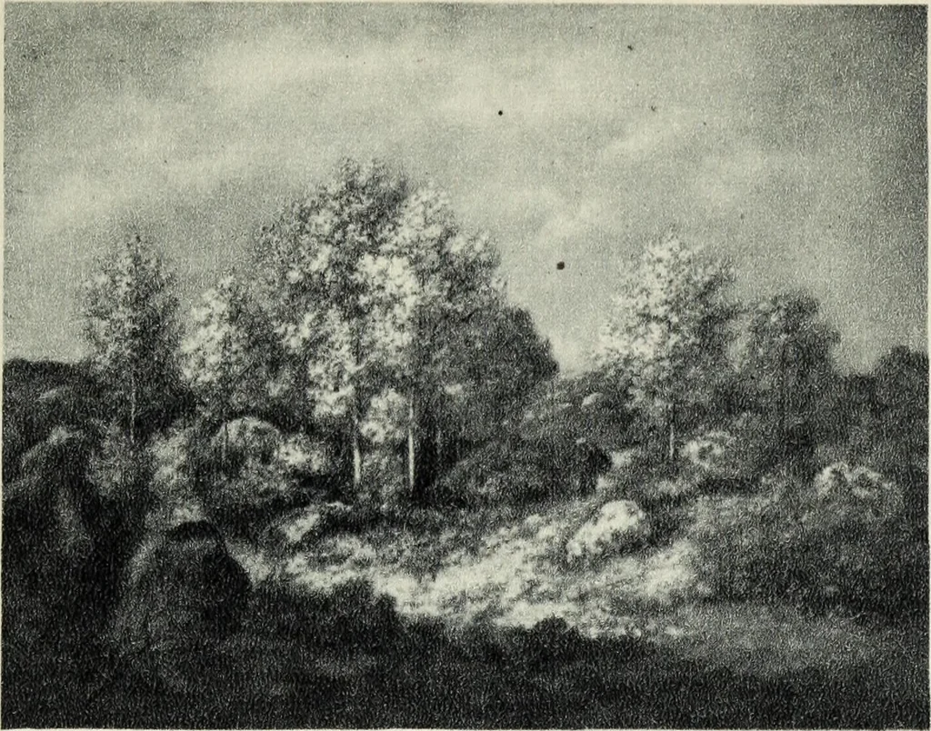 An illustration from La peinture française au XIXe siècle, 1900, leaf 10