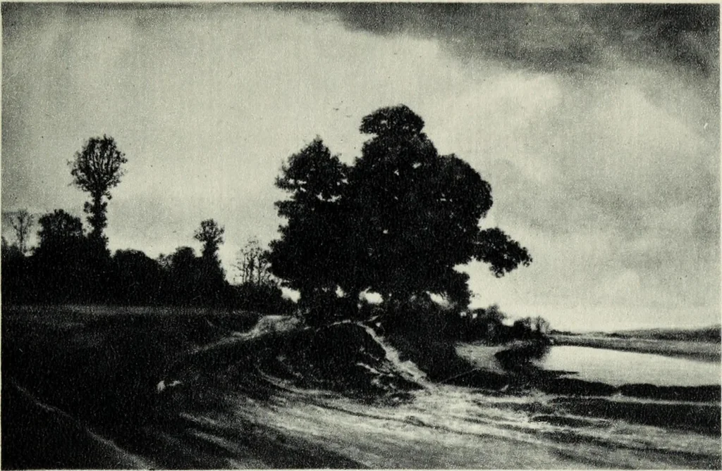 An illustration from La peinture française au XIXe siècle, 1900, leaf 12