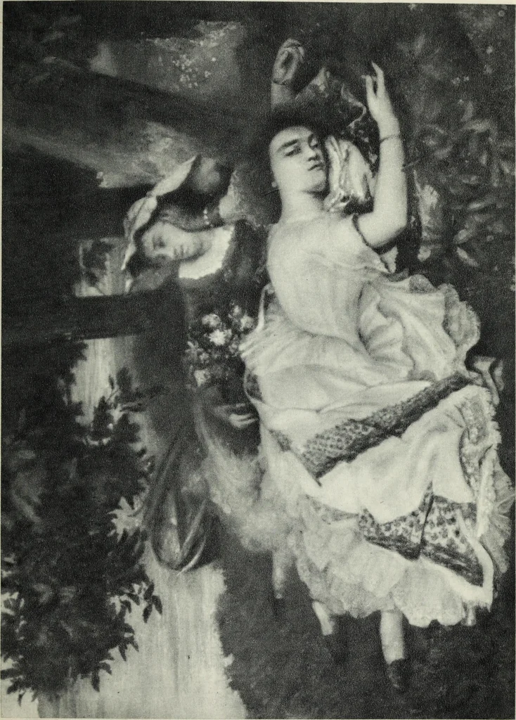 An illustration from La peinture française au XIXe siècle, 1900, leaf 36