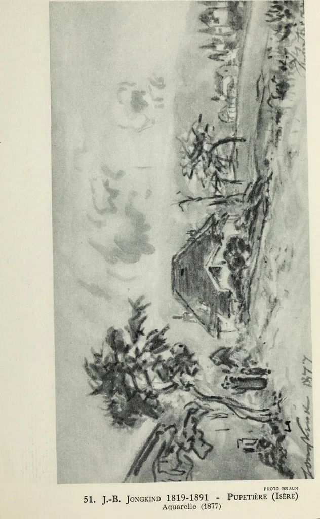 An illustration from La peinture française au XIXe siècle, 1900, leaf 54