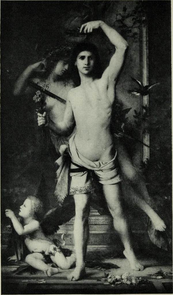 An illustration from La peinture française au XIXe siècle, 1900, leaf 61