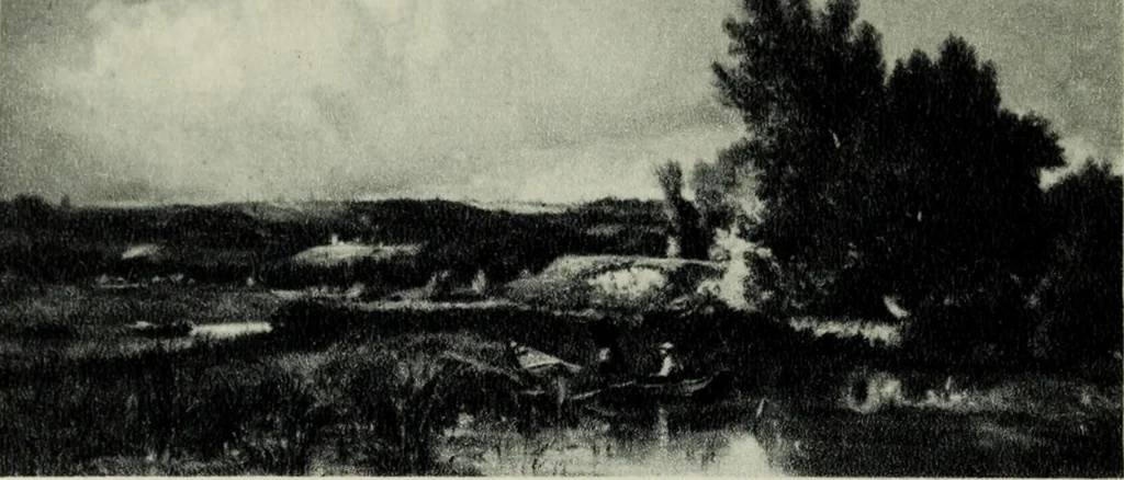 An illustration from La peinture française au XIXe siècle, 1900, leaf 9