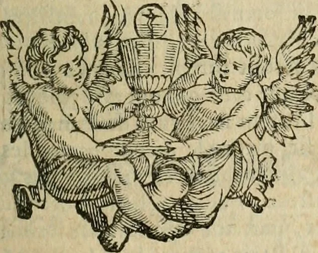 An illustration from La perpetuité de la foy de l'Église catholique touchant l'Eucharistie : avec la refutation de l'écrit d'un ministre contre ce traité, 1666, leaf 12