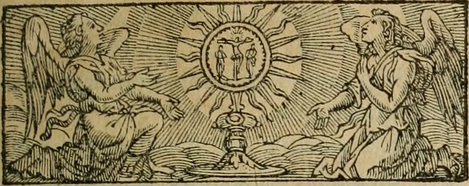An illustration from La perpetuité de la foy de l'Église catholique touchant l'Eucharistie : avec la refutation de l'écrit d'un ministre contre ce traité, 1666, leaf 16