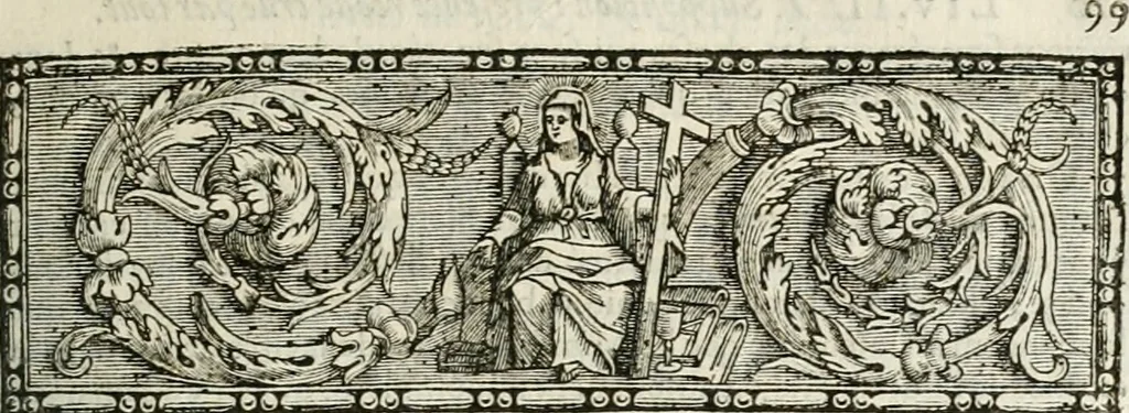An illustration from La Perpétuité de la foy de l'Eglise catholique touchant l'Eucharistie, déffendue contre les livres du Sieur Claude, ministre de Charenton, 1670, leaf 142