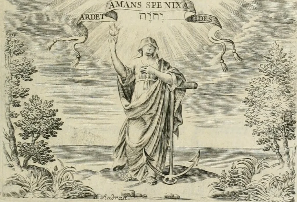 An illustration from La Perpétuité de la foy de l'Eglise catholique touchant l'Eucharistie, déffendue contre les livres du Sieur Claude, ministre de Charenton, 1670, leaf 4