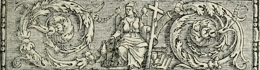 An illustration from La Perpétuité de la foy de l'Eglise catholique touchant l'Eucharistie, déffendue contre les livres du Sieur Claude, ministre de Charenton, 1670, leaf 44