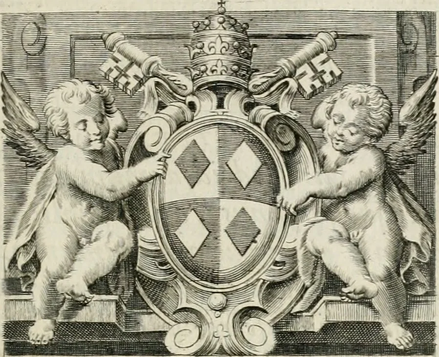 An illustration from La Perpétuité de la foy de l'Eglise catholique touchant l'Eucharistie, déffendue contre les livres du Sieur Claude, ministre de Charenton, 1670, leaf 6