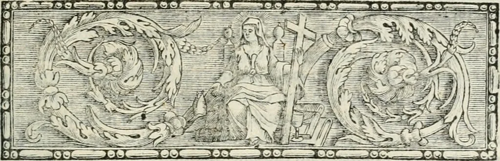 An illustration from La Perpétuité de la foy de l'Eglise catholique touchant l'Eucharistie, déffendue contre les livres du Sieur Claude, ministre de Charenton, 1670, leaf 764