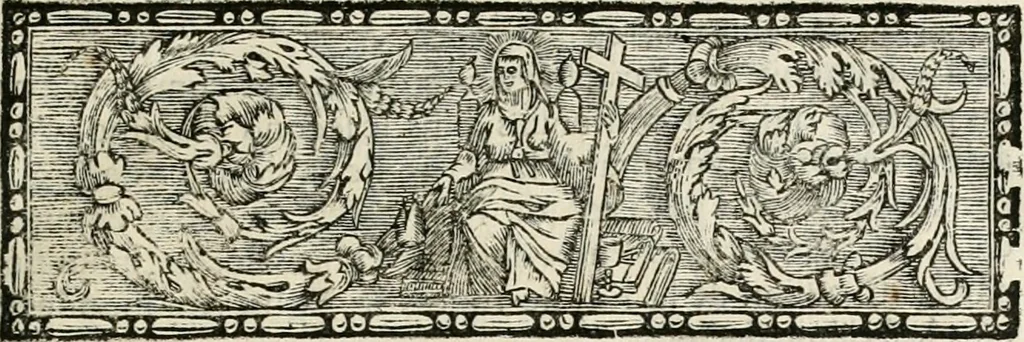 An illustration from La Perpétuité de la foy de l'Eglise catholique touchant l'Eucharistie, déffendue contre les livres du Sieur Claude, ministre de Charenton, 1670, leaf 6