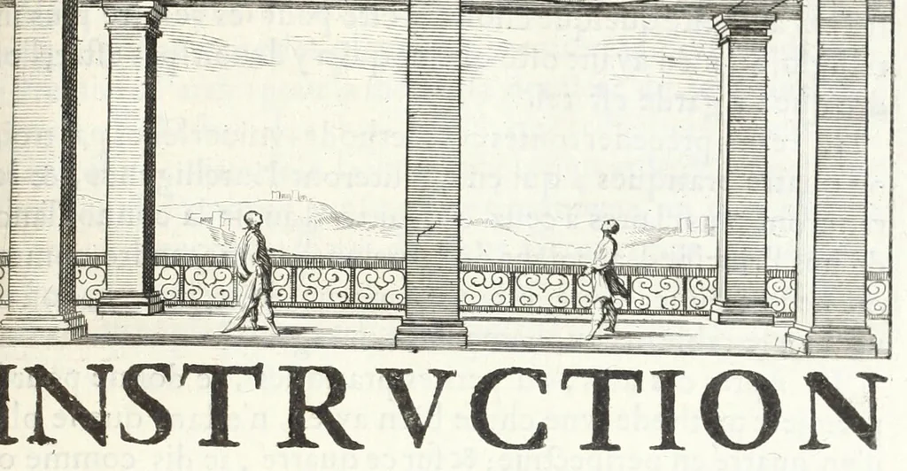 An illustration from La perspectiue pratique : necessaire a tous peintres, graueurs, sculpteurs, architectes, orfeures, brodeurs, tapissiers, et autres qui se meslent de desseigner, 1647, leaf 391