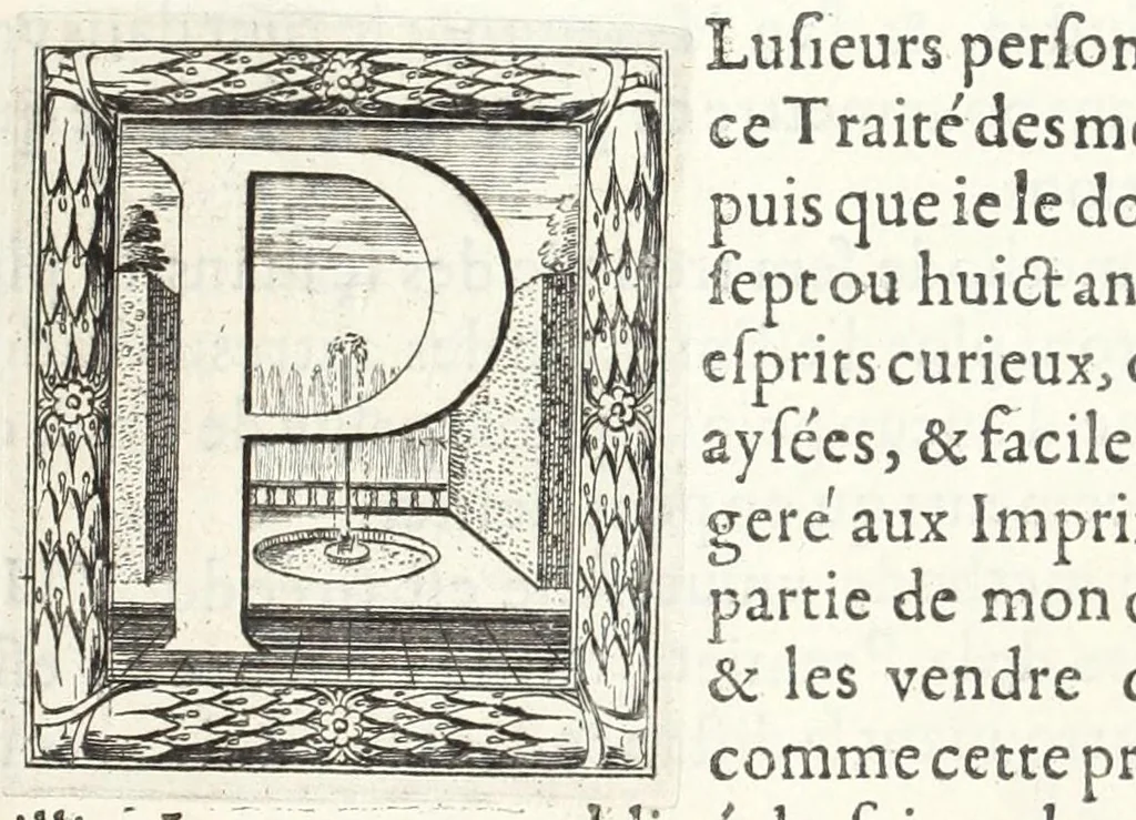 An illustration from La perspectiue pratique : necessaire a tous peintres, graueurs, sculpteurs, architectes, orfeures, brodeurs, tapissiers, et autres qui se meslent de desseigner, 1647, leaf 391