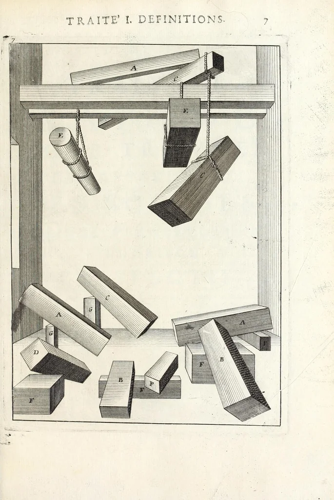 An illustration from La perspectiue pratique : necessaire a tous peintres, graueurs, sculpteurs, architectes, orfeures, brodeurs, tapissiers, et autres qui se meslent de desseigner, 1647, leaf 45