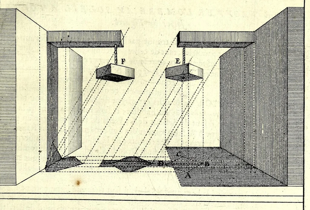 An illustration from La perspective practiqve : necessaire a tovs peintres, gravevrs, scvlptevrs, architectes, orfevres, brodevrs, tapissiers, & autres se seruans du dessein, 1642, leaf 311