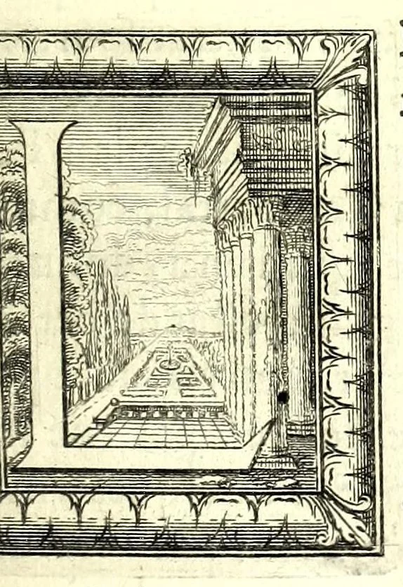 An illustration from La perspective pratiqve : necessaire a tovs peintres, graveurs, architectes, brodeurs, scvlpteurs, orfevres, tapissiers, et autres qui se meslent de desseigner, 1663, leaf 101